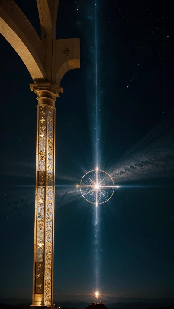 "Visualize a celestial landscape where the sky and earth merge, represents the connection between God and humans. At the center of the scene, book representing the bible. Around him, Hands raised in prayer radiate energy and light, Shining a bright light towards the heavens. These beams will bridge the impossible, Connect with the twinkling stars. This image is、It represents the power of prayer as a bridge between our humanity and our divine potential.。., Show it, The path of faith, Impossibility is simply an open door."