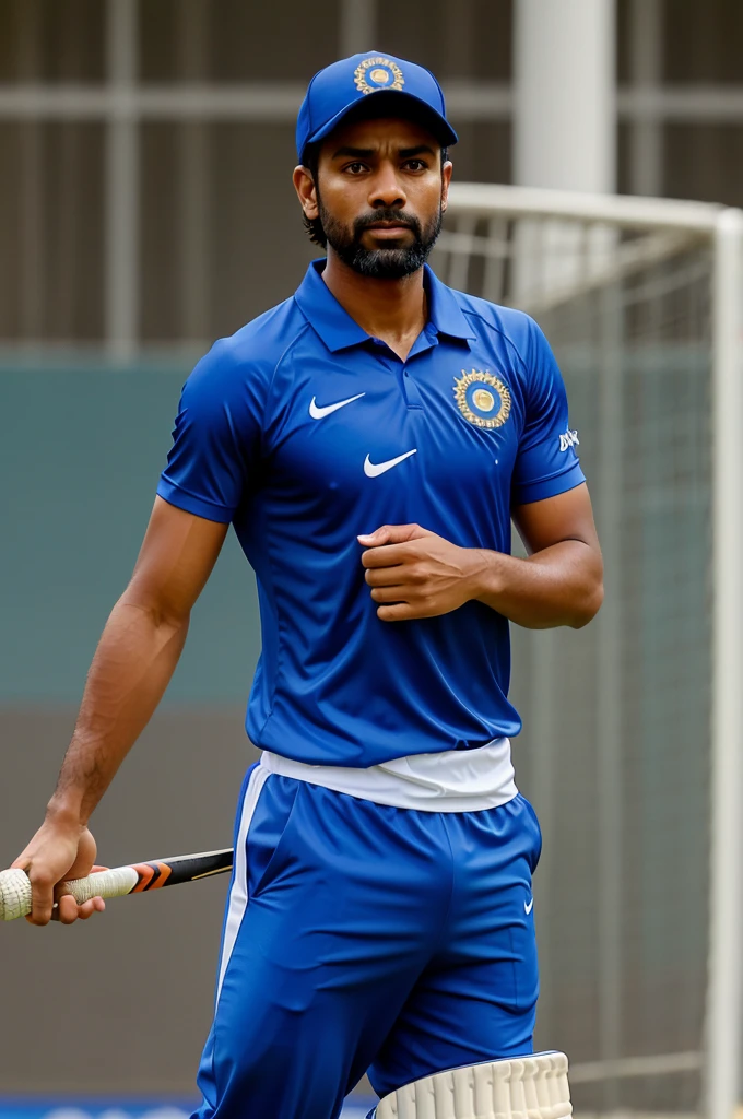 A boy name Rick jersey number 66 India cricket team