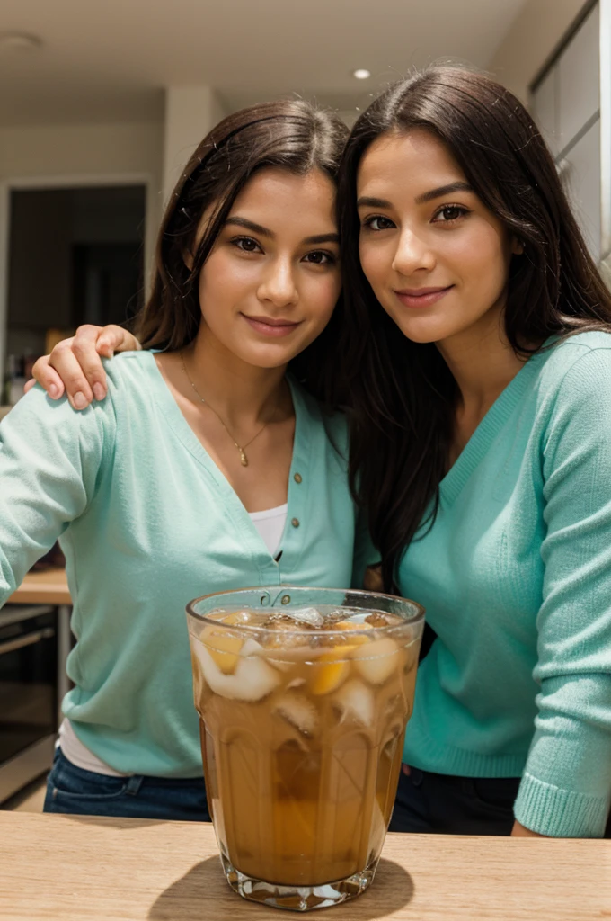cold mint tea and hot mint tea