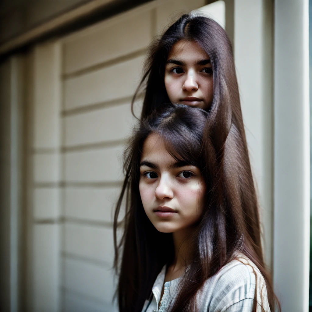 Pakistani girl. Dark hair. Dark Eyes. Teen. Young adult. Pretty.