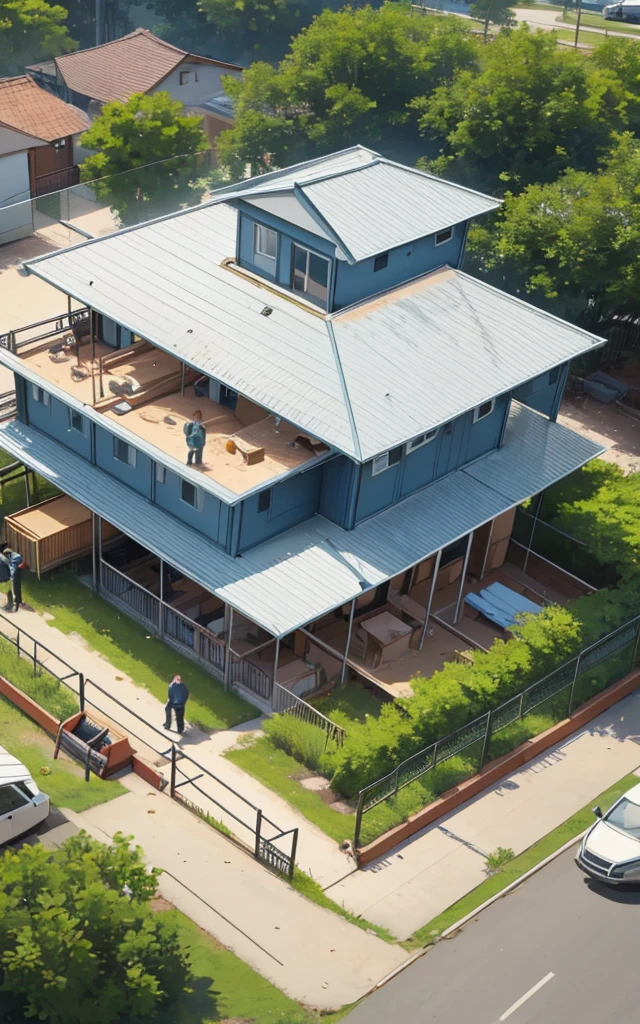 House Building for the zoo administration office, small building