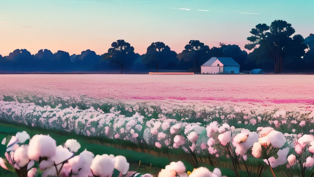 Cotton fields of South Carolina.