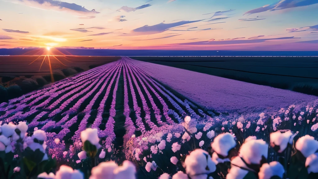 Cotton fields of South Carolina.
