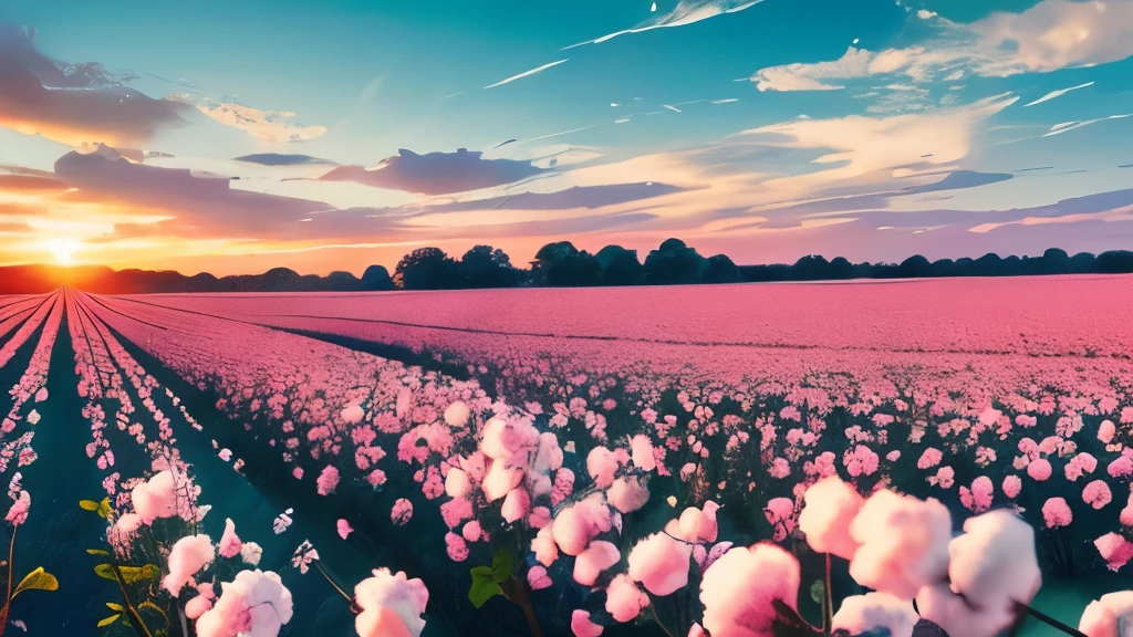 Cotton fields of South Carolina.