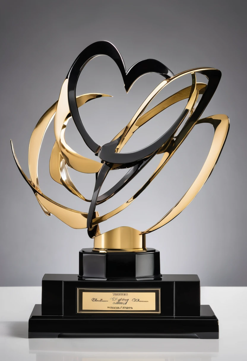 A minimalist, creative and futuristic dance trophy;