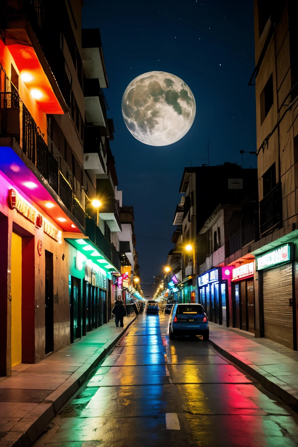 Un canta bar ubicado en la Ciudad de Mexico con un letrero que diga El eden visto desde el otro lado de la calle