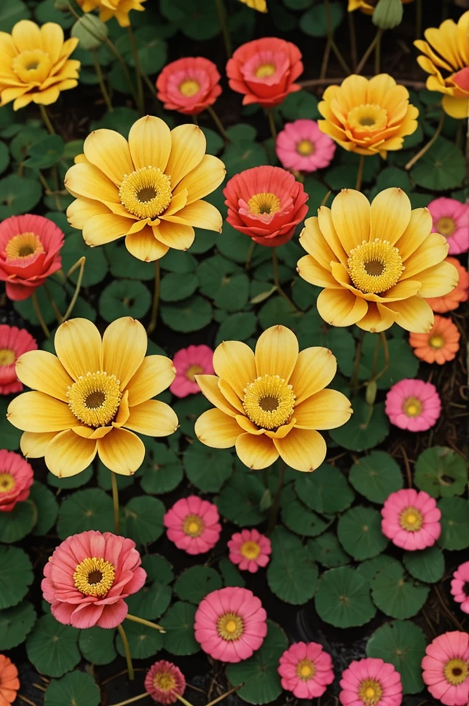 Enredadera de amapolas