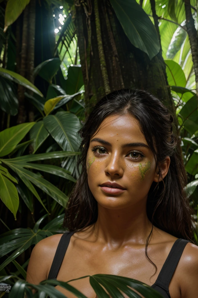 a group of explorers set out to the Amazon jungle to film,tropical jungle,dense foliage,lush vegetation,ancient trees,sunlight filtering through leaves,river running through the jungle,boat navigating the river,explorers hiking through the jungle,cameras and filming equipment,adventure,exploration,nature,vibrant colors,beautiful detailed eyes,beautiful detailed faces,extremely detailed skin,realistic,photorealistic,4k,8k,highres,masterpiece,ultra-detailed,vivid colors,cinematic lighting