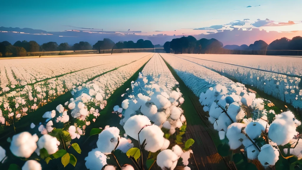 Cotton fields of South Carolina.