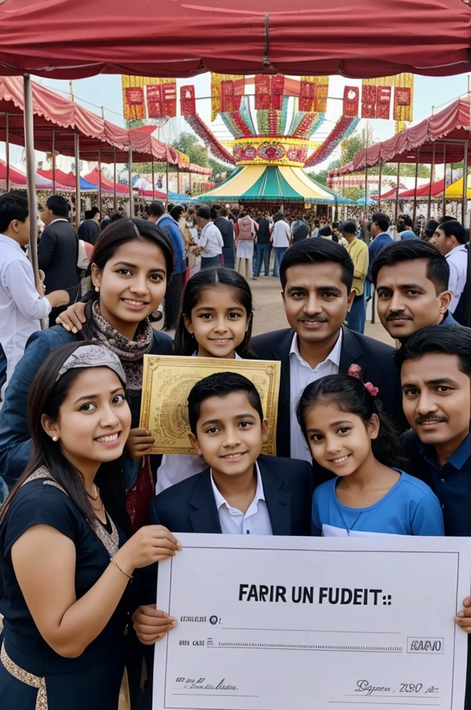They created a fund to invite to a fair on the occasion of Father's Day