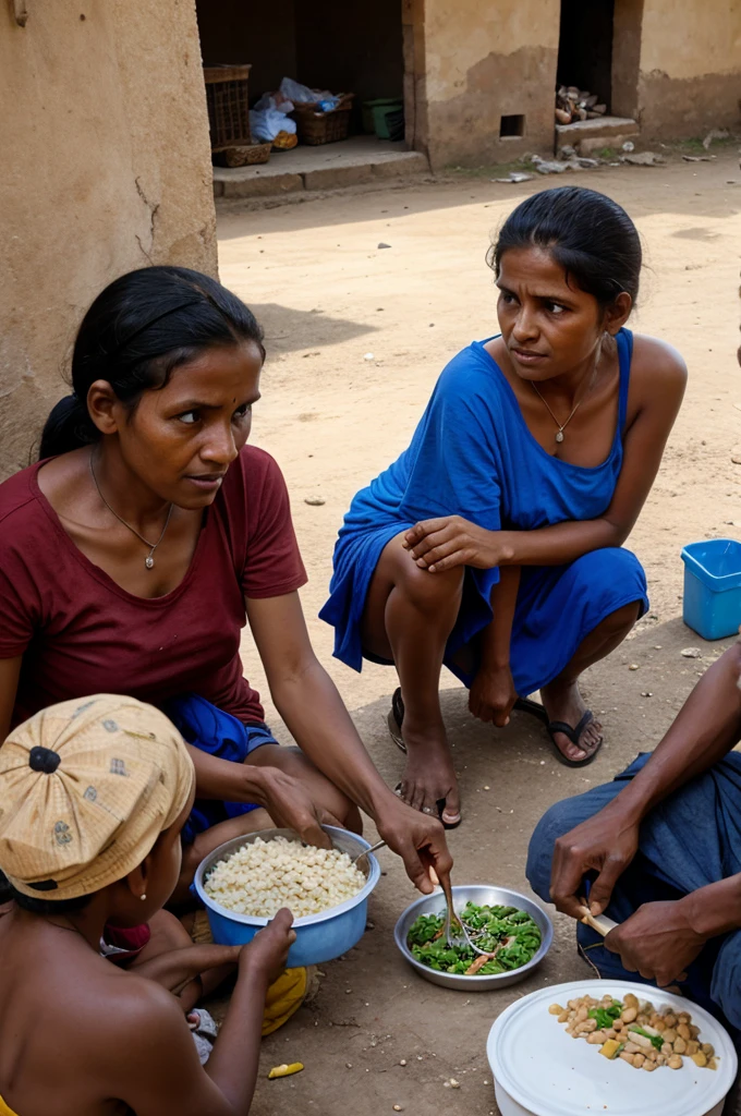 Providing food to many poor families