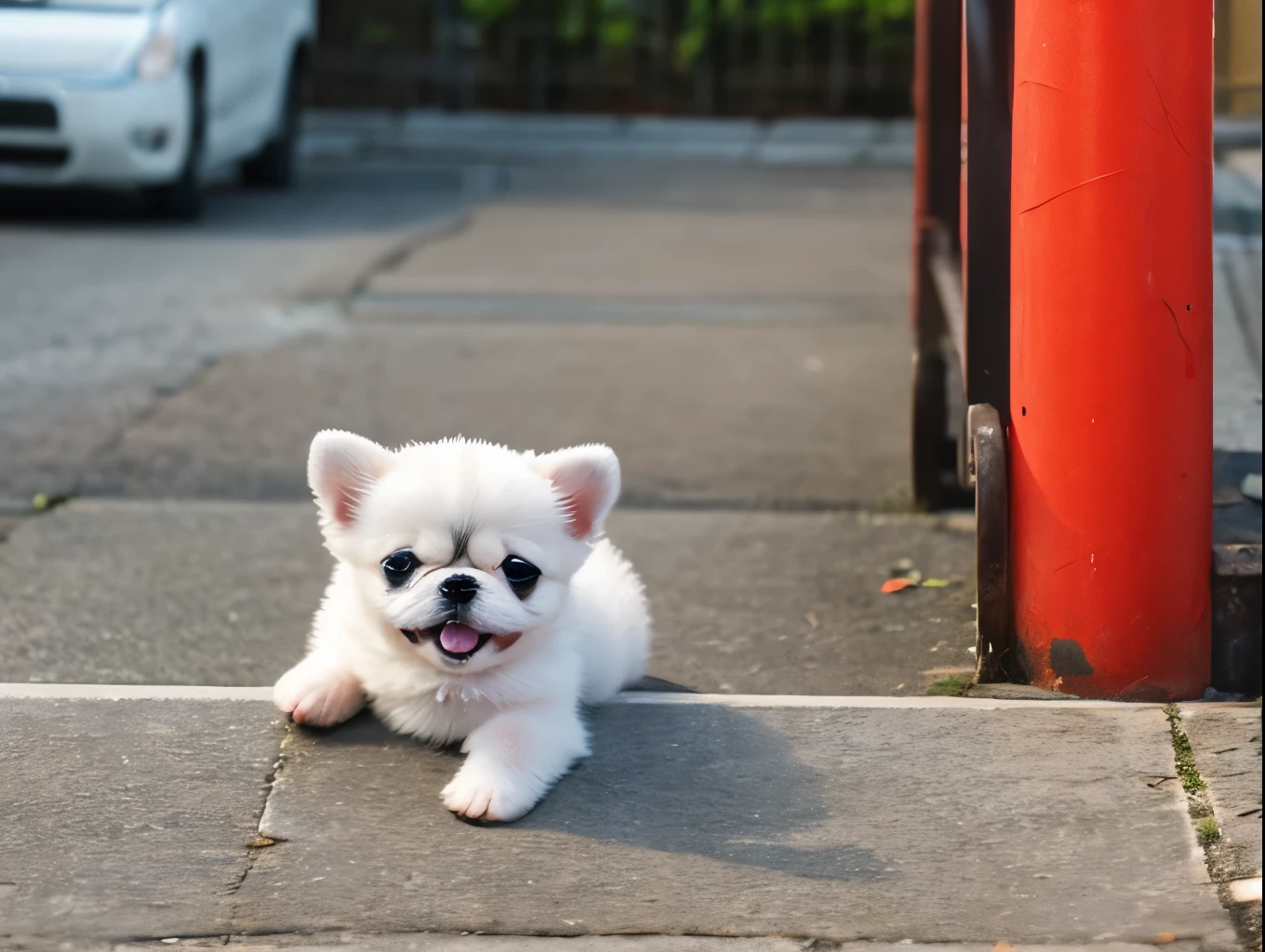 cute little dog cartoon