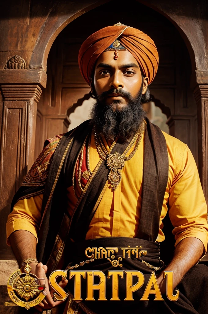 A logo for a you tube channel of brothers who love to explore new place specially forts of chatrapati shivaji maharaj and name of the channel is भावकी ची भटकंती 