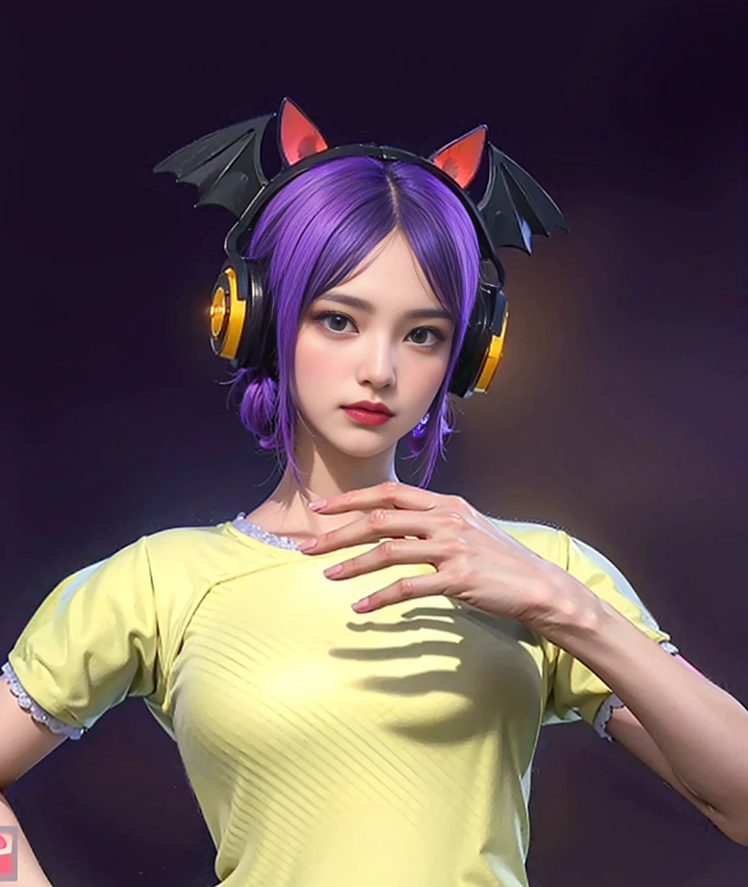 ((Best Quality)), ((Masterpiece)), (High Definition:1.3), 3D, Beautiful Colored hair, black clothes looking at camera, hacker woman showing young, young, big breasts, protruding, sexual, seduction, buttocks sticking, crotch spread, sitting with both knees up, Low angle shot, Low angle camera, Low angle photo, Low Angle photographs, image from below, camera from below, photograph from below, photo from below, from below, top quality, beautiful detailed girl, highly detailed eyes and face,