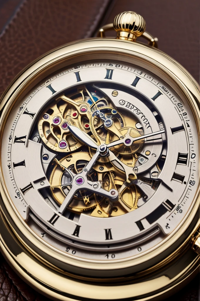 Un reloj abrazando a otro reloj