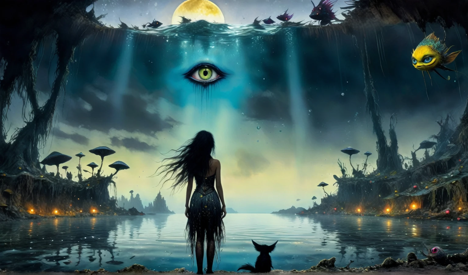 Chalcopyrite Mermaid,moana,golden black make up,longhair,folk dress,freckles,pretty face,eyebrow up,full body shot,ominous landscape,glate gray atmosphere,Simon Stalenhag,Nicola Samori,Wangechi Mutu,prime colors,Lisa Frank, ,urban,extremely detailed, [night landscape],masterpiece,intricate details,faded,eyes extremely detailed, high detailed eyes,16k resolution,RAW, Nikon Z9,city on background,chinesse,pixie,sea,RAW,Retina,full body length,Obsidian Chalsedoon Nightcrawler,ominous landscape, niobium Obsidian atmosphere,dangerous atmosphere,intricate details,realistic humid skin,extremely intricate details,Epic Realistic, cinematic style,film grain,dramatic light,anatomically correct,faded,eyes extremely detailed, high detailed eyes,UHD,Retina,HDR,CinematicTechnicolor,natural skin textures, hyper realism, hyper detailed,High contrast,Realism,Ultra Detailed,irina yermolova,close full body shot, masterpiece,faded,8k resolution,RAW, Nikon Z9,MIk Kil Cenote of Yucatan of Mexico,belly,pixar movie still, pixar movie screenshot, frame from pixar movie, animated movie still, still from the pixar movie, still from a pixar movie, disney pixar movie still, pixar movie scene, still from pixar movie, still from a 2001 pixar movie, pixar render, animated film still,HBO