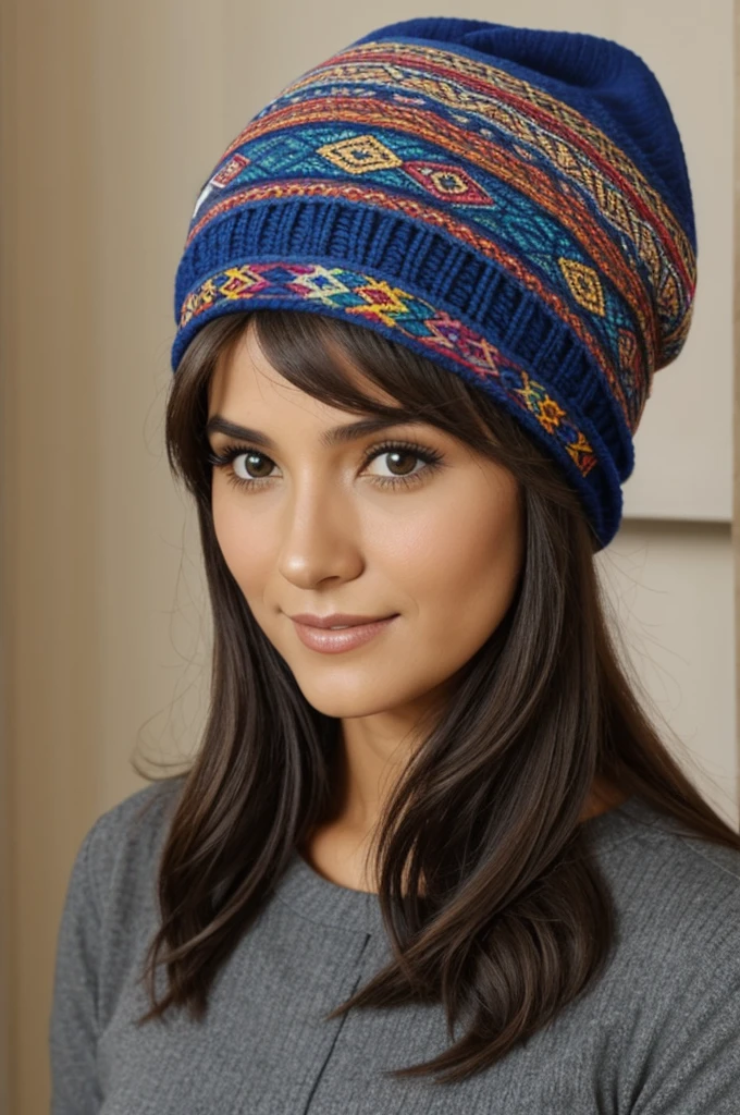 Gorro de cuatro puntas de la cultura wari