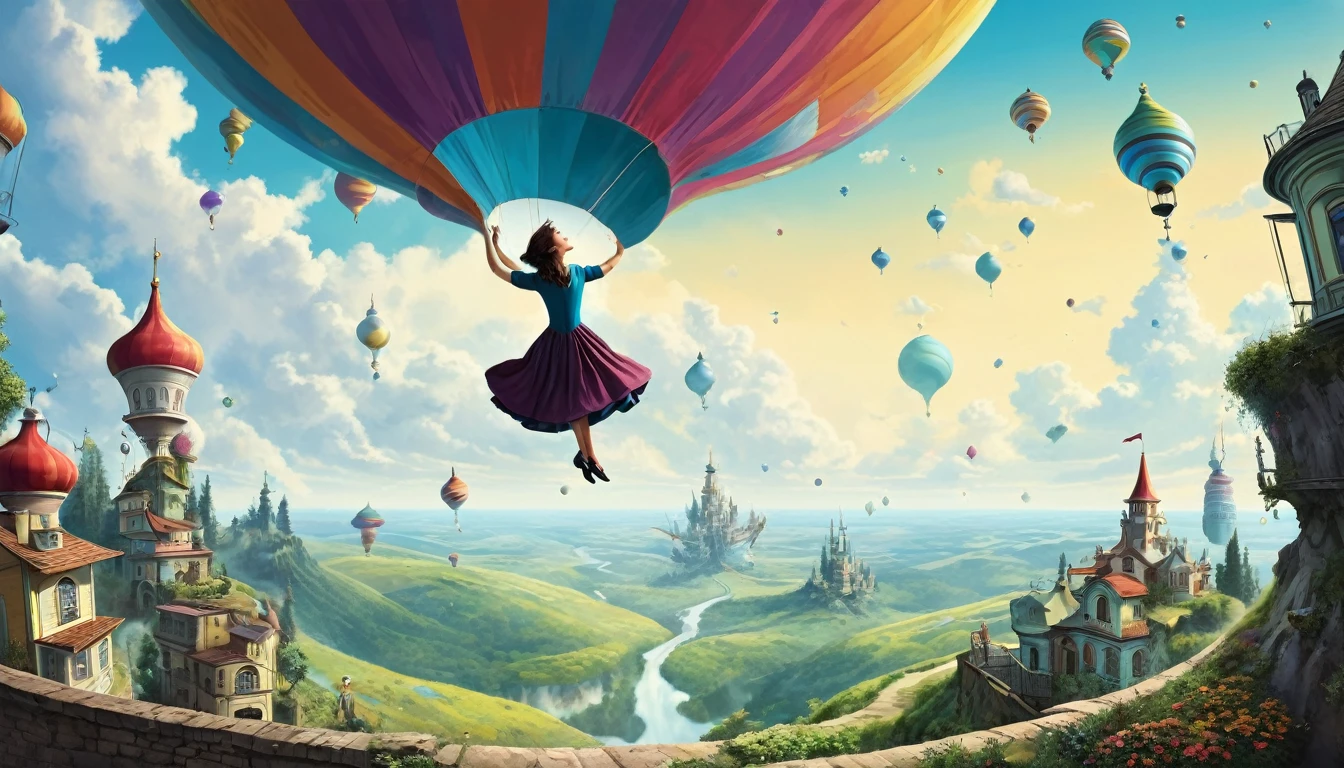 Step into a topsy-turvy world, where gravity is reversed and everything is turned on its head.