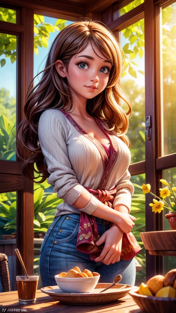 A happy father and daughter, daughter celebrating father's day, beautiful detailed eyes, beautiful detailed lips, extremely detailed eyes and face, long eyelashes, warm embrace, tender moment, loving family, sunlit garden, vibrant colors, soft lighting, photorealistic, (best quality,4k,8k,highres,masterpiece:1.2),ultra-detailed,(realistic,photorealistic,photo-realistic:1.37),cinematic lighting,detailed background,intricate details,warm tones,inviting atmosphere