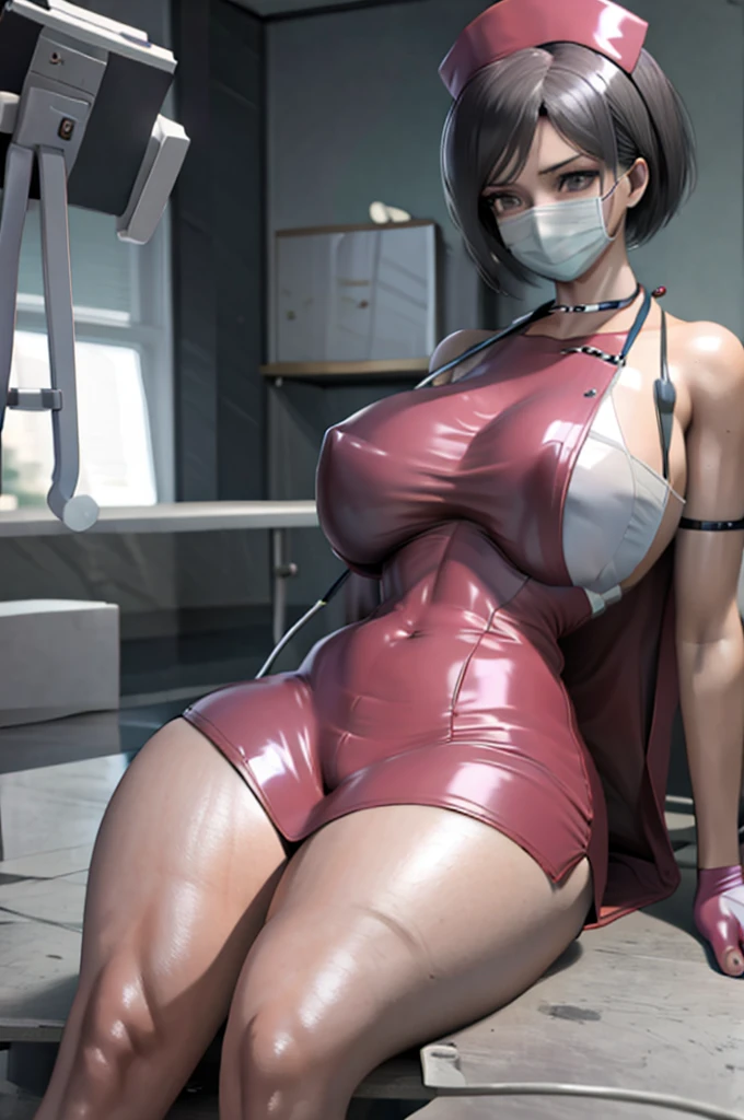 nurse uniform,hospital, latex nurse suit,nurses,busty,elbow gloves,labcoat,grey hair woman,grey eyes , gigantic ,medical instruments,asian nurse,two nurses,speculum,examination room,oversize ,big ass ,strap on, lay on table ,legs spreaded,giving birth,gyno chair , dentist,Milf,latex,pink uniform,oversize breasts