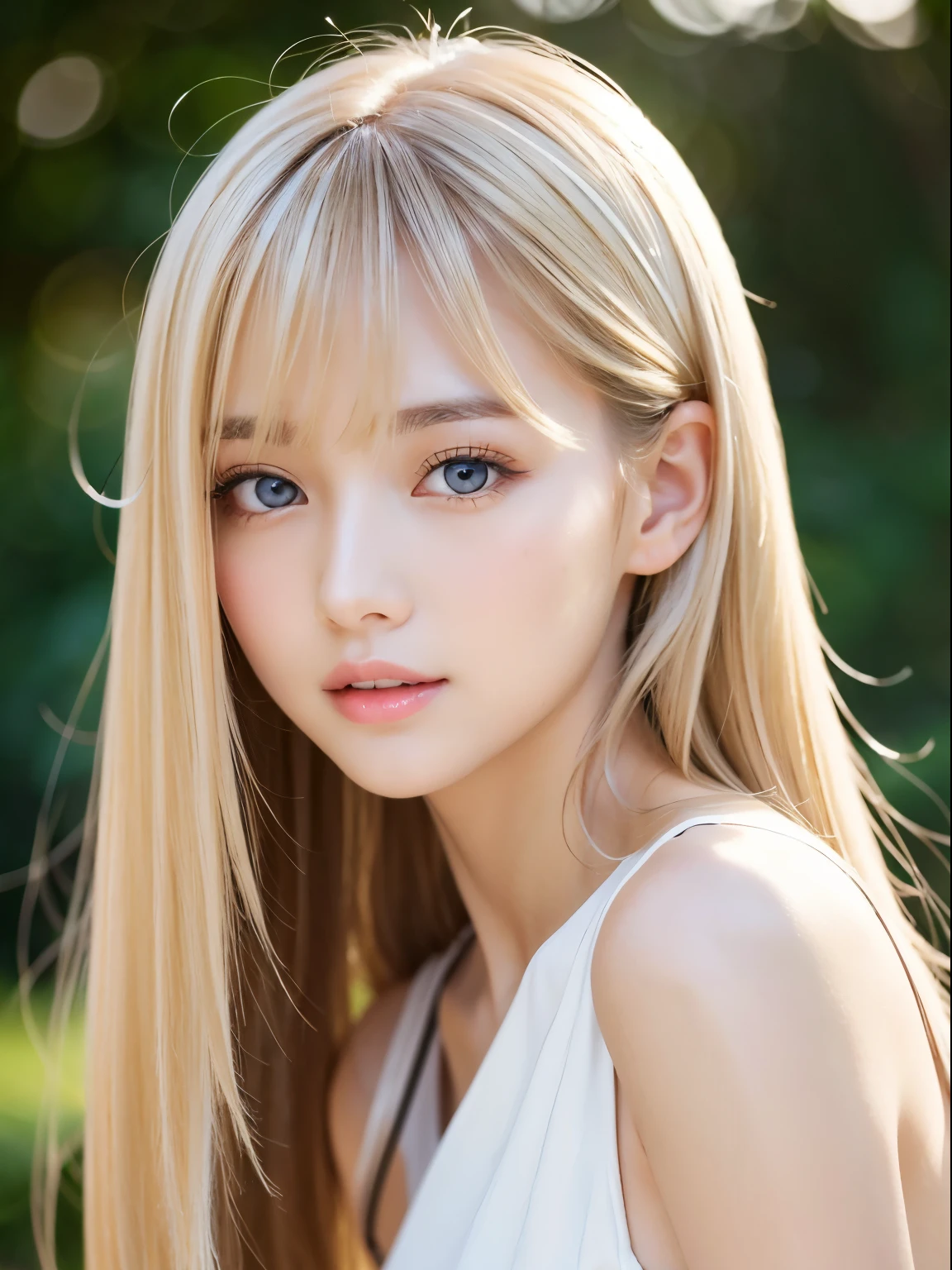 The highest beauty of splendor、Clear white glossy skin、Wind hair gets in the way in front of cute face、Sexy big 20 year old cute beautiful girl、Sexy little beautiful face、Shiny light straight hair、Bangs dancing in front of cute beautiful face､white dress shirt long silky bangs covering pale white light blue eyes,,,,,,,,,、Super long hair with hair that hides a sexy face、Sexy cute young woman、Super Long Light Blonde Shiny Hair、Small face beauty、bright expression、Glossy skin、Face Gloss
