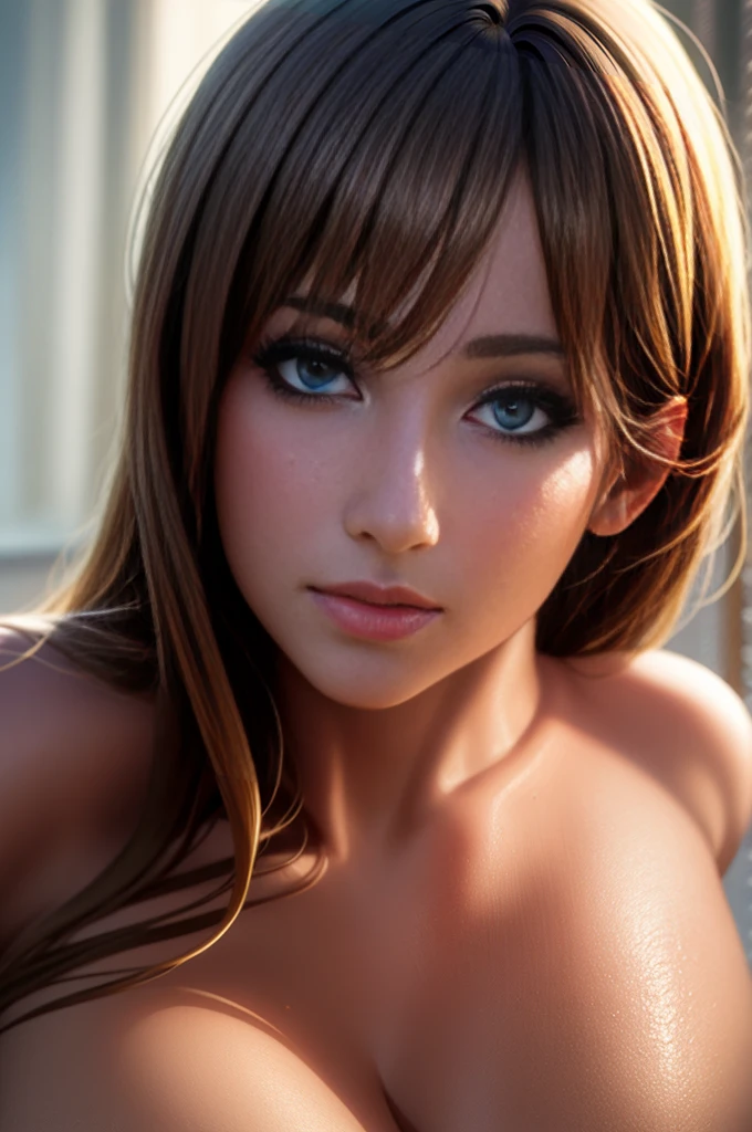 (best quality,4k,8k,highres,masterpiece:1.2),ultra-detailed,(realistic,photorealistic,photo-realistic:1.37),beautiful blonde woman with big butt, extremely detailed face, gorgeous facial features, piercing blue eyes, full luscious lips, long eyelashes, sensual nude pose, flawless skin, intricate details, elegant lighting, cinematic composition, vibrant colors, oil painting style, chiaroscuro lighting

