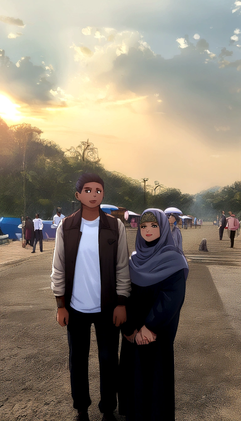 Keep the girl hijab, anime style