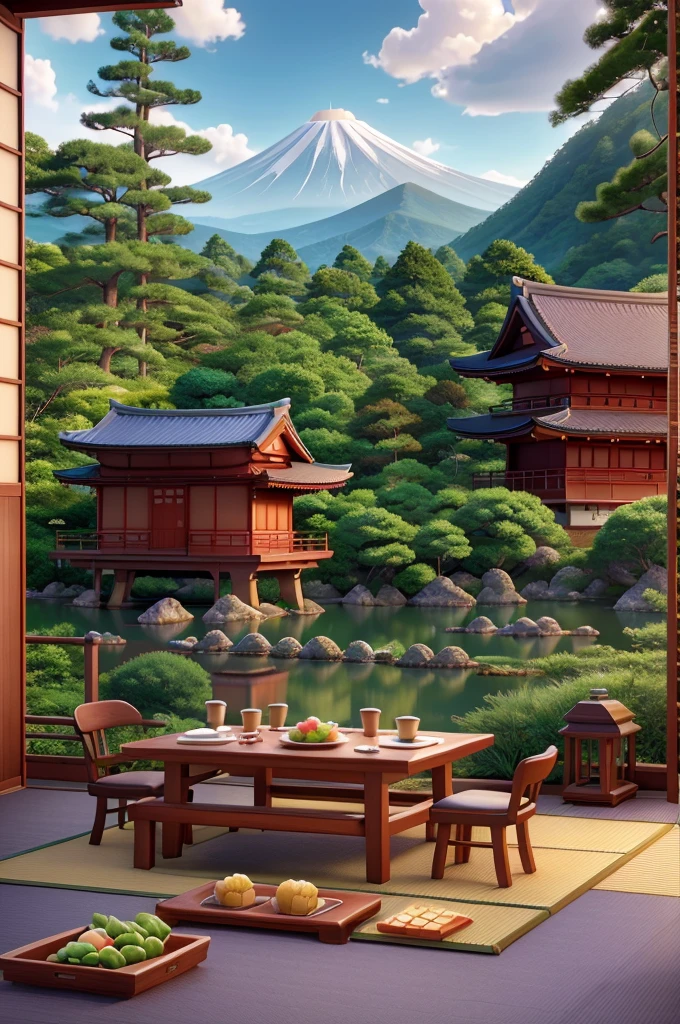 Super high quality, photorealistic, extremely detailed CG, 8k picture wallpaper, Japanese food, Showa-era scenery, Japan, tofu cuisine, tofu, Japanese home, Japanese home table, no people,