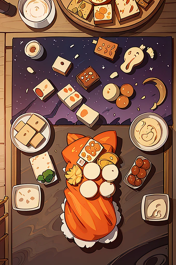 Super high quality, photorealistic, extremely detailed CG, 8k picture wallpaper, Japanese food, Japan, tofu cuisine, tofu, Japanese home, Japanese home dining, no person,