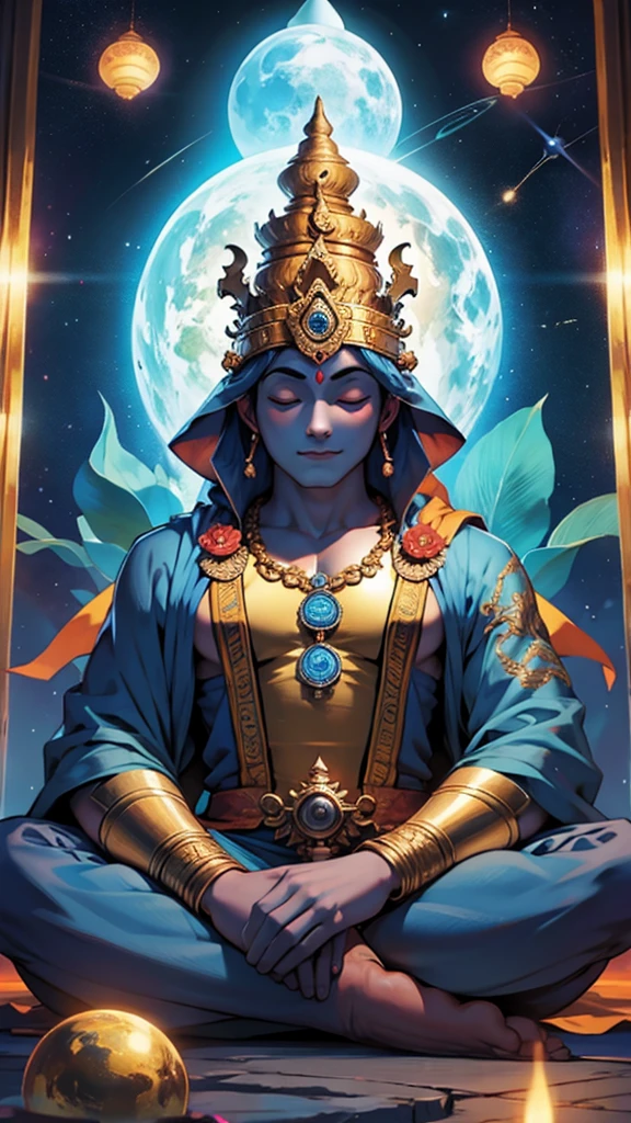 Bhagwan Buddh ine space