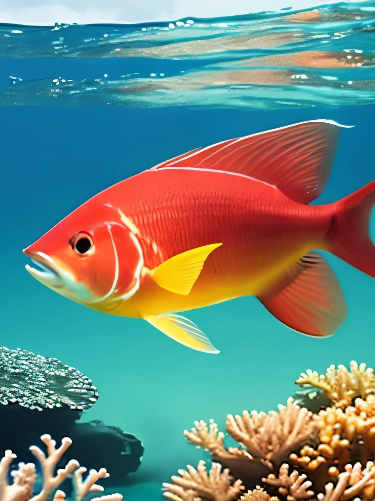 there are many fish swimming in the clear water of the ocean, a screenshot by Emanuel Schongut, flickr, conceptual art, coral sea bottom, crystal clear water, delicate coral sea bottom, crystal clear sea, deep clear pools of water, crystal clear blue water, sea bottom, transparent water, crystal clear neon water, reefs, clear blue water, red sea