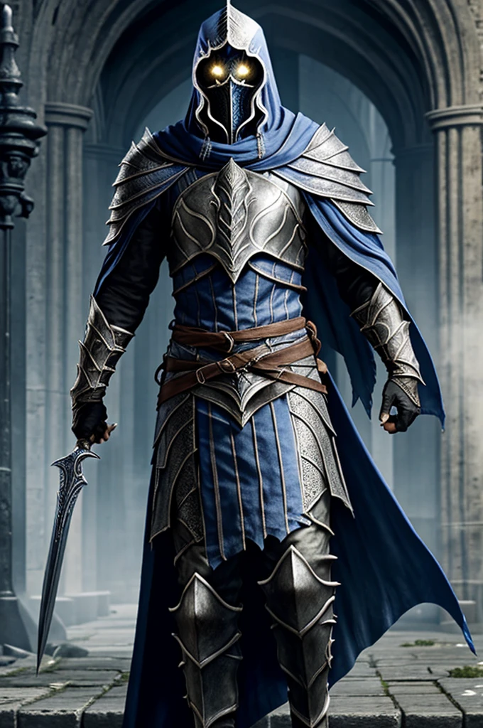 Personnage Artorias avec une poire dans la main et une inscription F2R