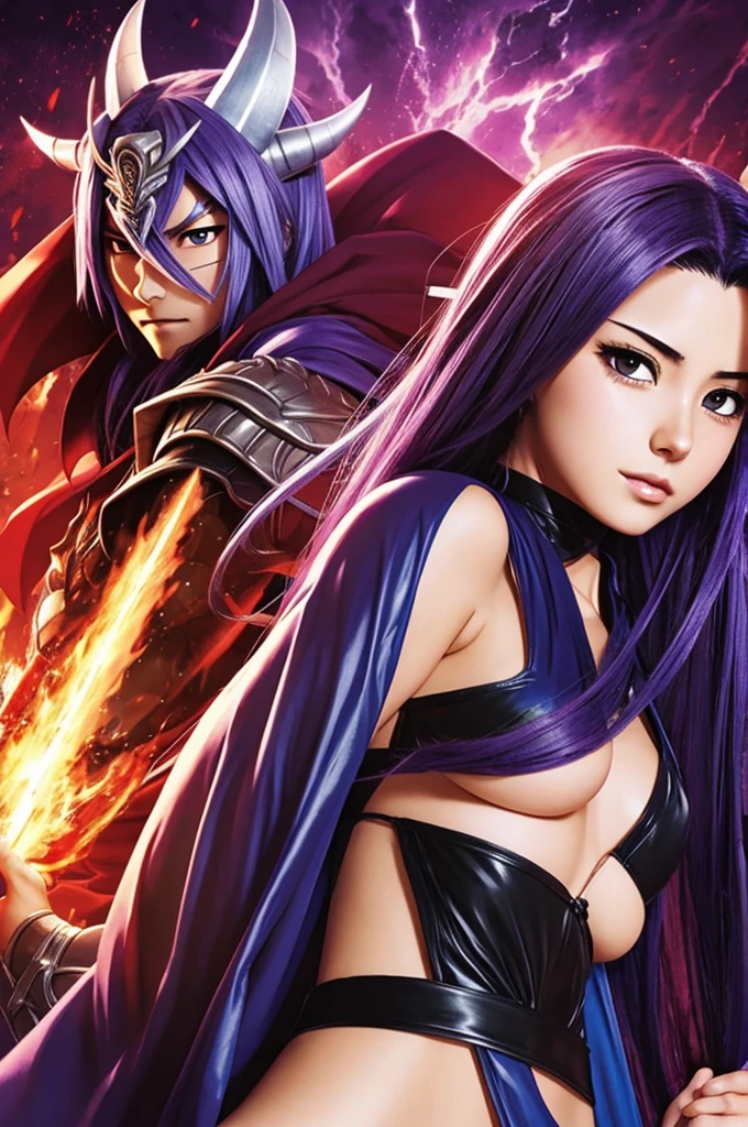 Crea un manga porno con personajes de demon slayers