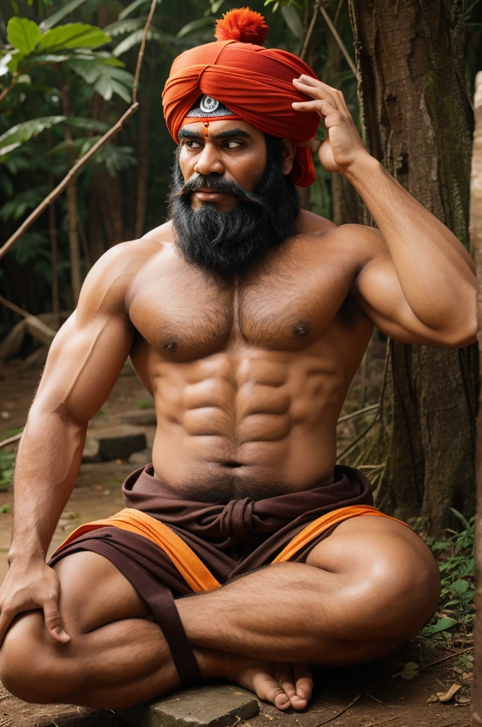 Create a hanumanji picture which is never use before