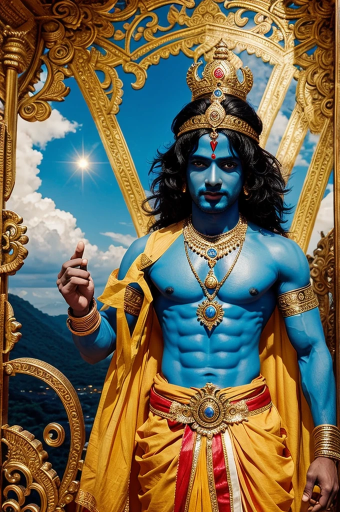 Create image lord Krishna mahabharat 