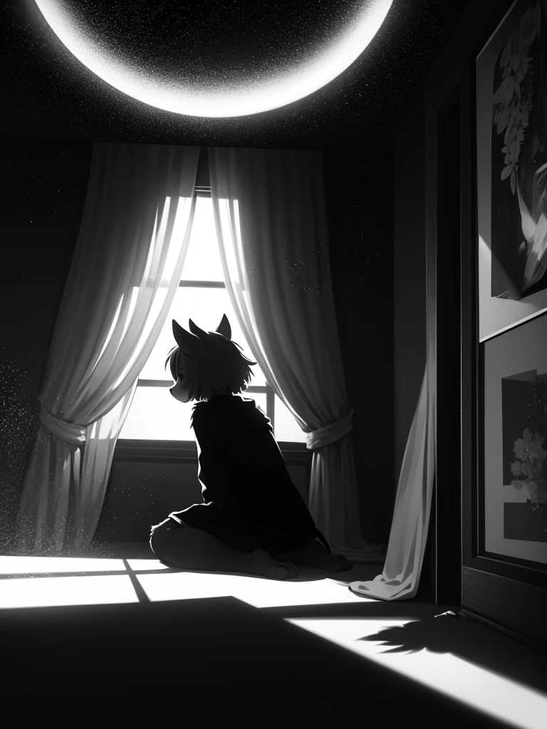 Hallucination, daydream , nightmare , Insane Dream  , bokeh , Jeux interdits , old monochrome negative film , High contrast, can only see shadows