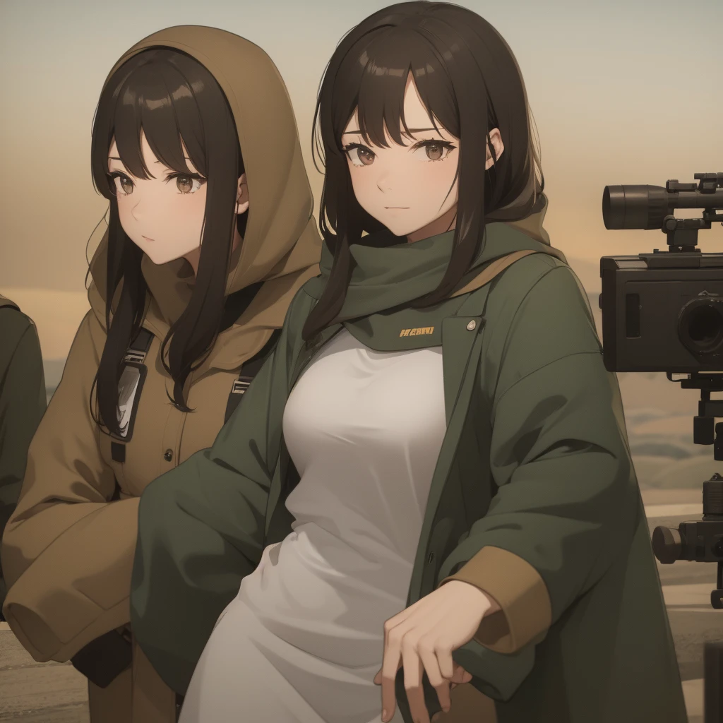 woman、Sniper