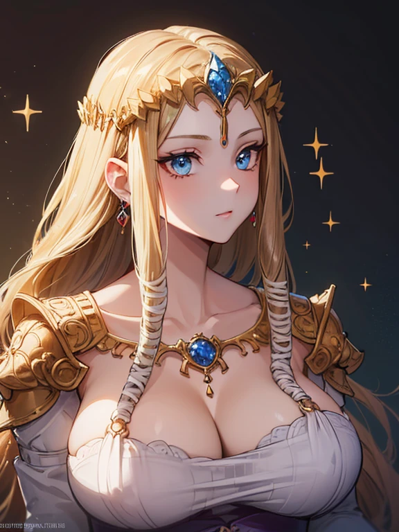 Anime art style,masterpiece,(Highest quality), (Super detailed),(Very delicate and beautiful),(alone),((whole body portrait)),whole body,whole body portrait,(Detailed face and eyes),Beautiful eyes like jewels,(A truly gorgeous jeweled ruffled rococo ball gown dress),(((Mature Woman,Queen))),((1 Queen in a beautiful embroidery and jeweled absolutely gorgeous rococo ballgown dress with voluminous full length hoop skirt)),((crinoline)),Absolutely gorgeous highly detailed rococo ball gown dress with ruffled voluminous full length hoop skirt,((Lots of straight hair,Very long straight hair with great volume,Super long straight hair)),(Huge boobs),Cleavage,(Fantasy Castle,Outdoor,Outside the castle),length_gloves,Very gorgeous hair ornament,Sparkling、A very gorgeous jewel-encrusted tiara,((Gorgeous Glitter Jewelry)),whole body portrait