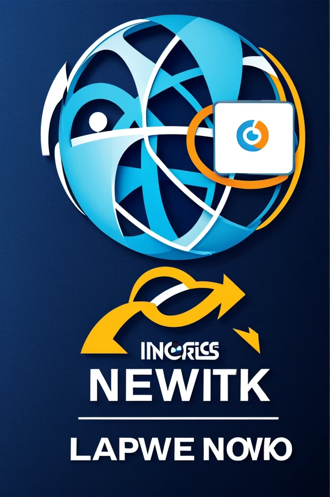 Logotipo de una empresa de internet y redes que lleva de nombre JE NETWORKS