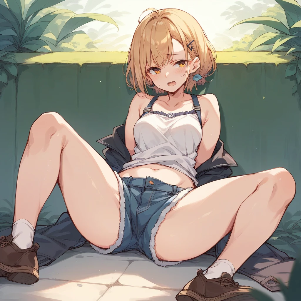 score_9, score_8_up, source_anime, solo, female, sitting, spread legs