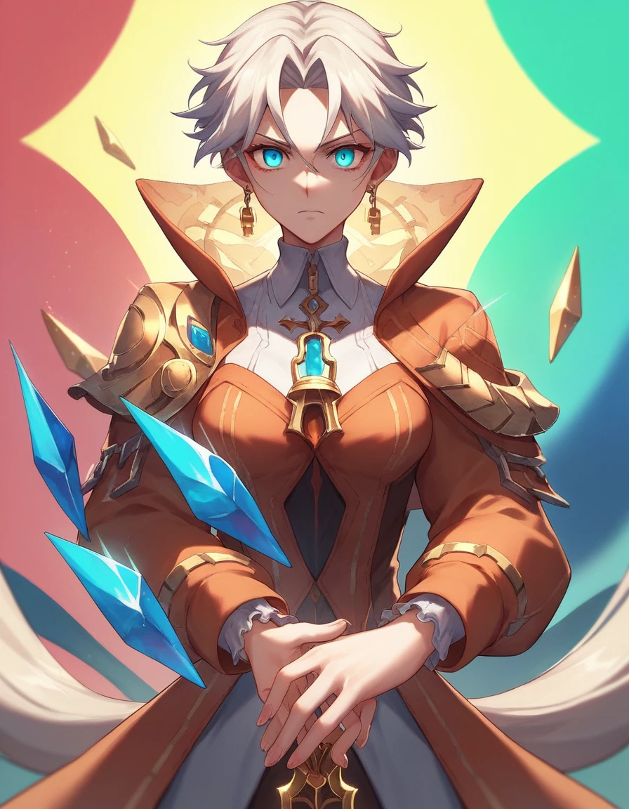 anime artwork 3d style young woman, with fine hands that bear testament to a life well-lived, delicately paints on her canvas amidst warm lighting that highlights both her beauty and artistic talent. . anime style, key visual, vibrant, studio anime, highly detailed,