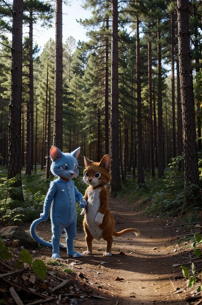 Tom and Jerry, forest