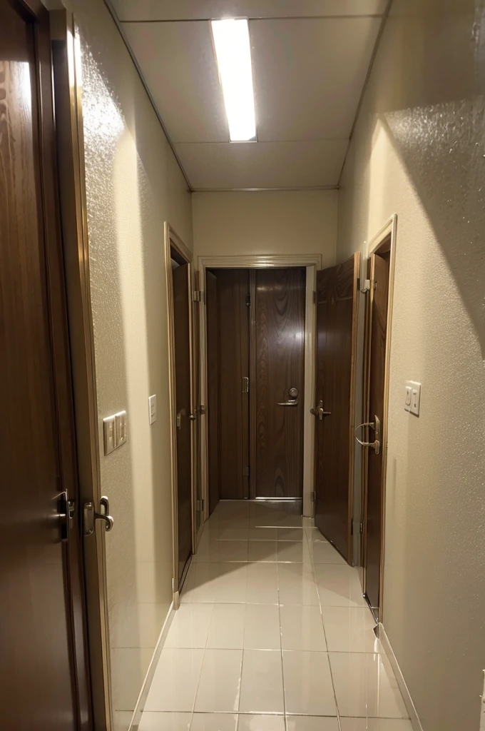 A room made of flesh with a human body fused to its walls