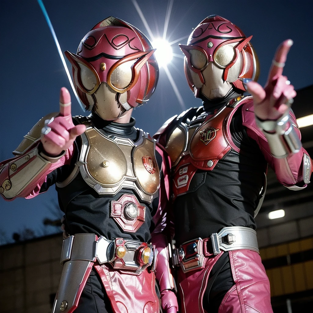 (Kamen Rider Kabuto), pointing sky, cool