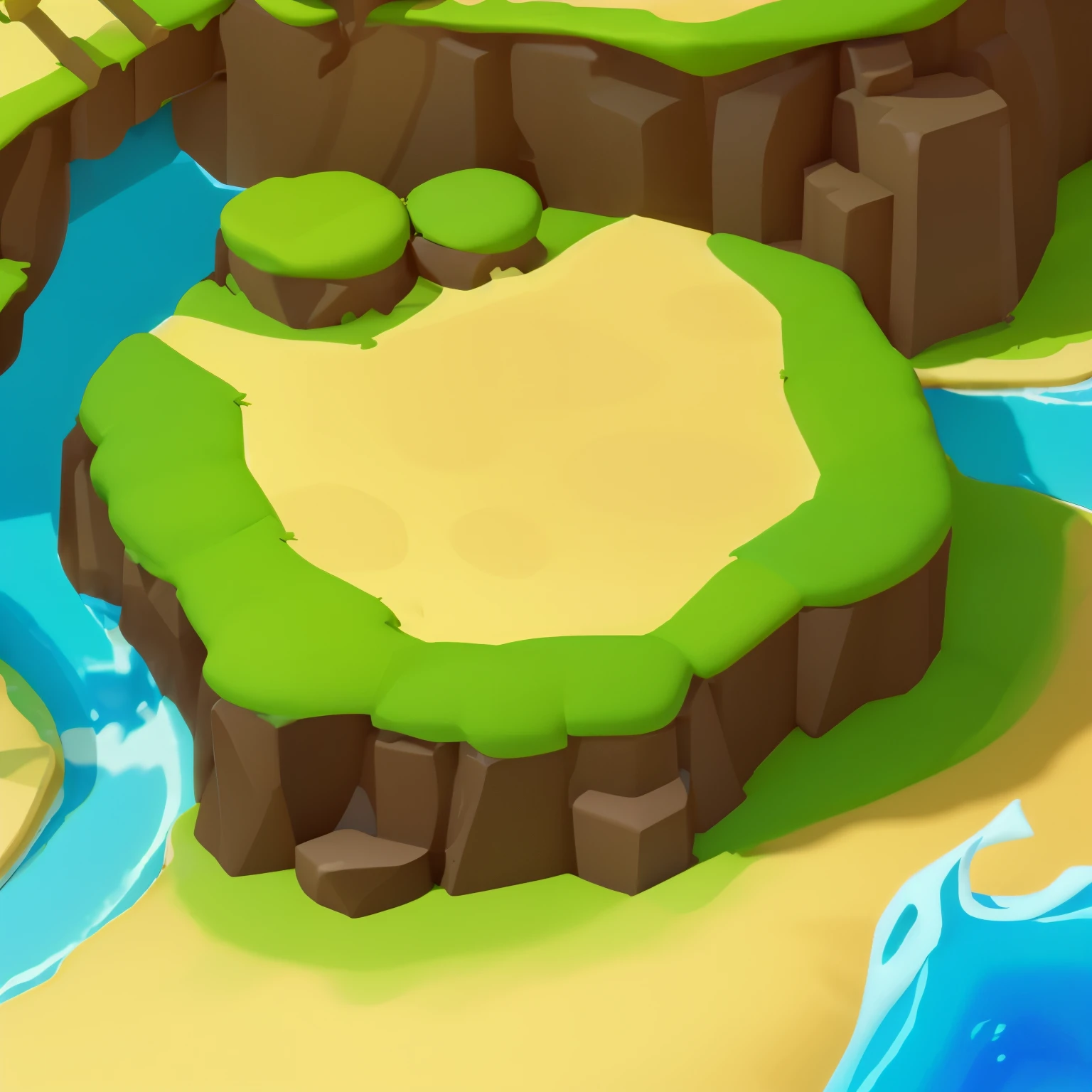Game Architecture Design, Cartoon, Plant Paired Architecture, Leisure Game Style, Plant Architecture. 3D. tmasterpiece, super details, best quality