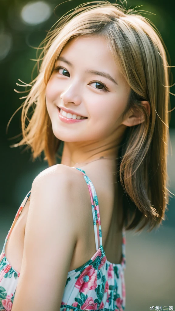 Super Cute Actress, Japanese, 18 years old, Night Beach, Short Hair, Blonde Hair, Floral Dress, Gravure Shot, Dynamic Angle, Sexy Pose, (8K/RAW Developer, Best Quality, 1.2x), Super Real, (Real, 1. 37x), Portrait, High Quality RAW Color Photo, Super Beautiful, FamousIdol, Cute, Super virgin face, White skin, Smiling, Cute, Young, Cute face, Bare face, (Self Portrait: 1.2x), Portrait, High Quality RAW Color Photo, (Self Portrait: 1.2x), Portrait, High Quality RAW Color Photo, (Real: 1.37x)