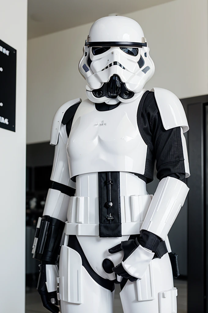 stormtrooper woman with gun