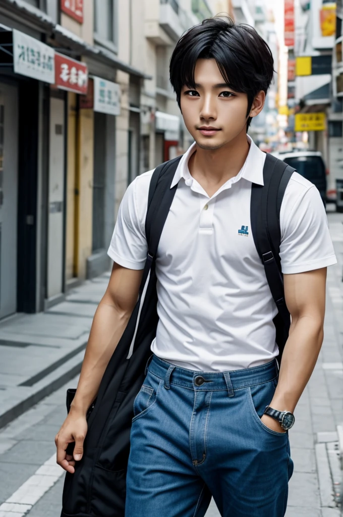 Un chico tipo anime coreano