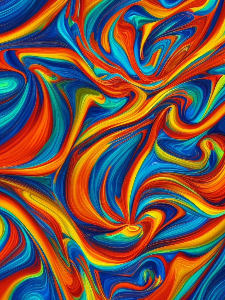3D Abstract Color Swirls Wallpaper Background for corporate