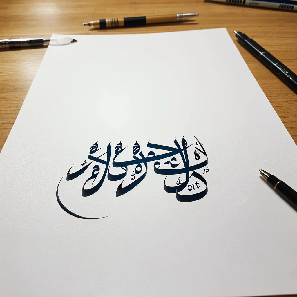 create a logo with your name beautiful Islamic